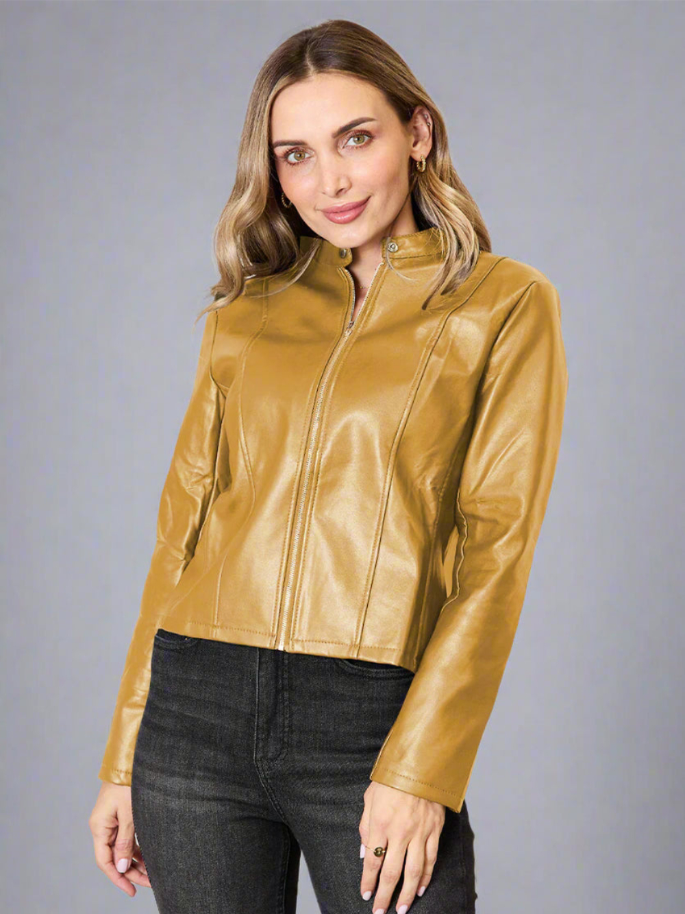 Solvivra Mockneck Rebel Zip Up Jacket