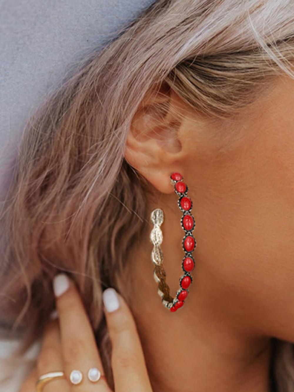 Solvivra Vintage Orbit Earrings