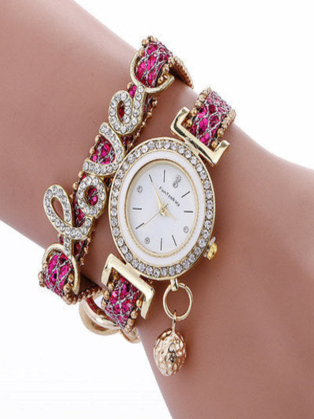 Solvivra Chained to Love Bracelet Watch