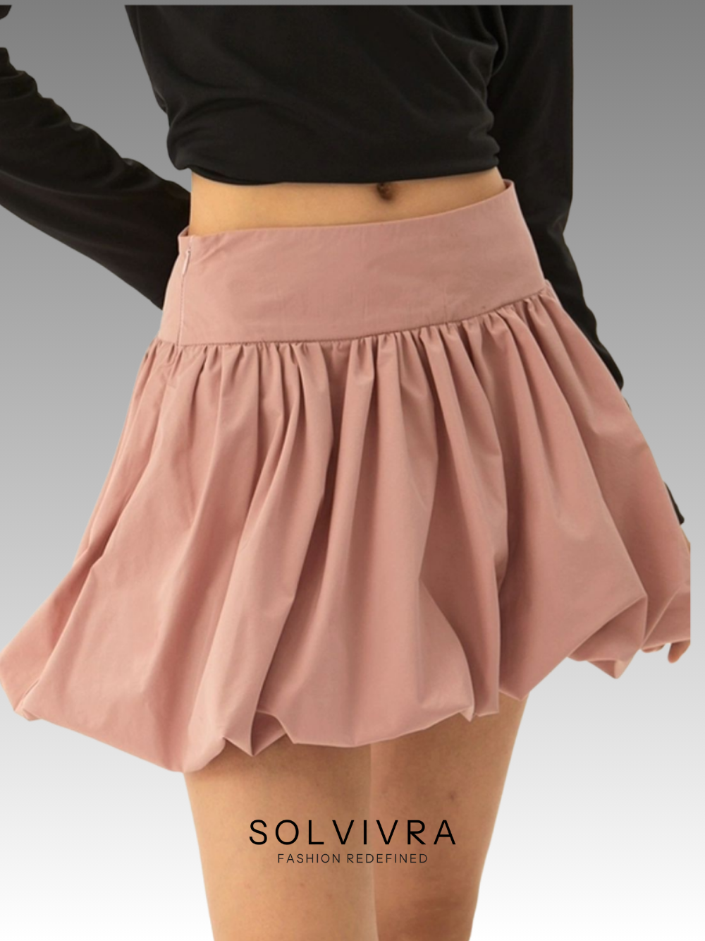 Solvivra Bubble Trouble Mini Skirt