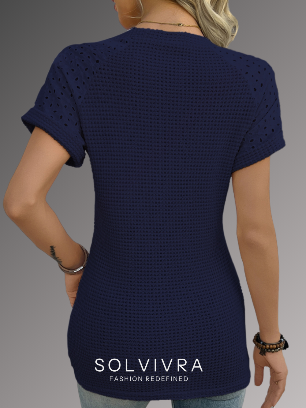 Solvivra Sweetly Woven Knit Top