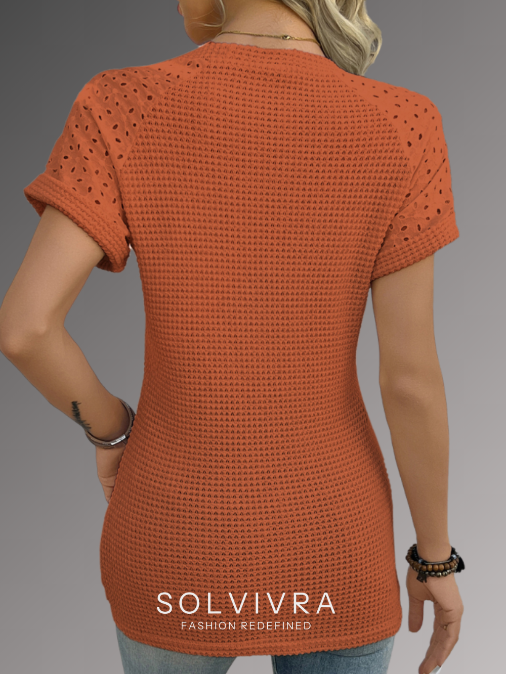 Solvivra Sweetly Woven Knit Top