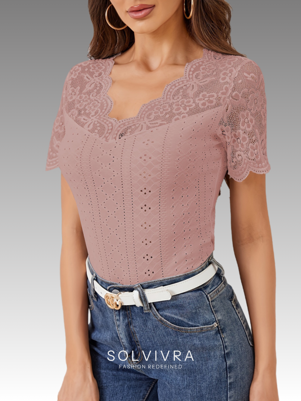 Solvivra Sommerpoesie Lace Trim Top