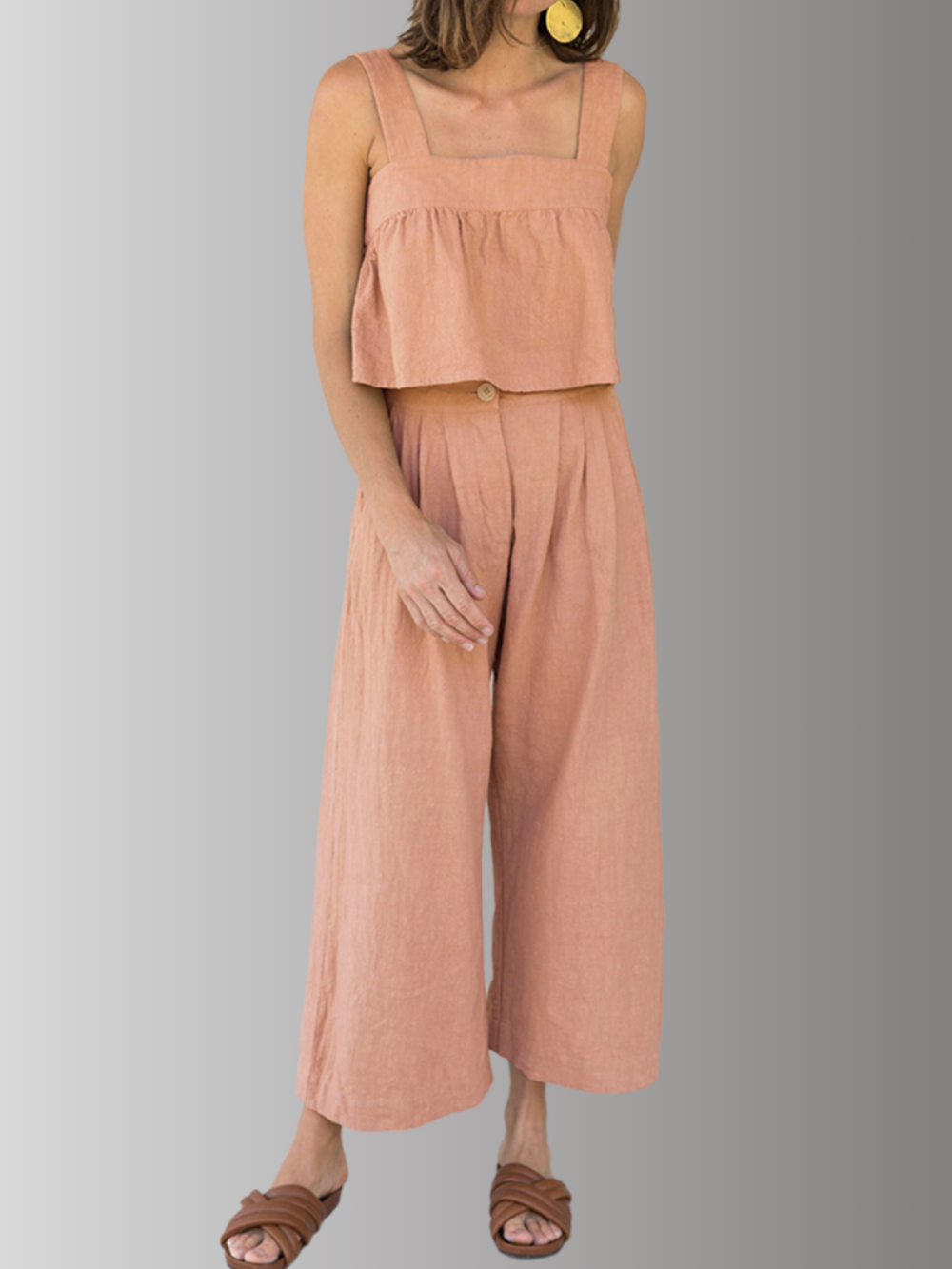 Solvivra Fresh Frame Wide Strap and Pants Set