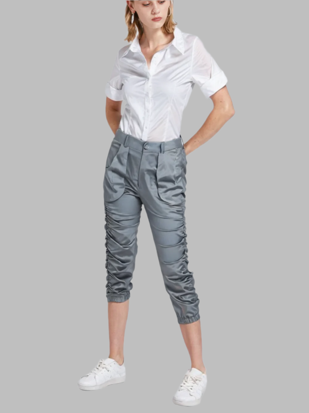 Solvivra LushFlow Cropped Pants