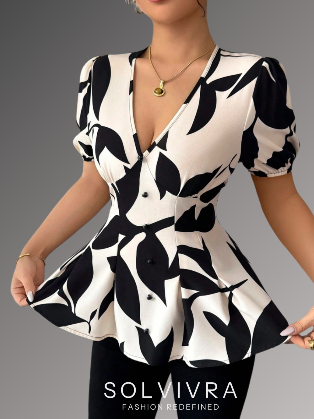 Solvivra Pretty in Puff Top