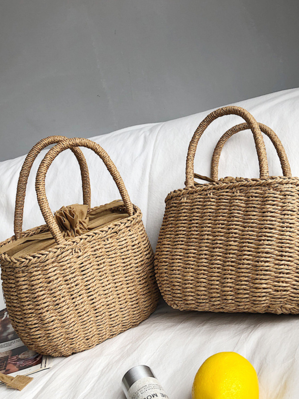 Solvivra Woven Whim Hand Bag