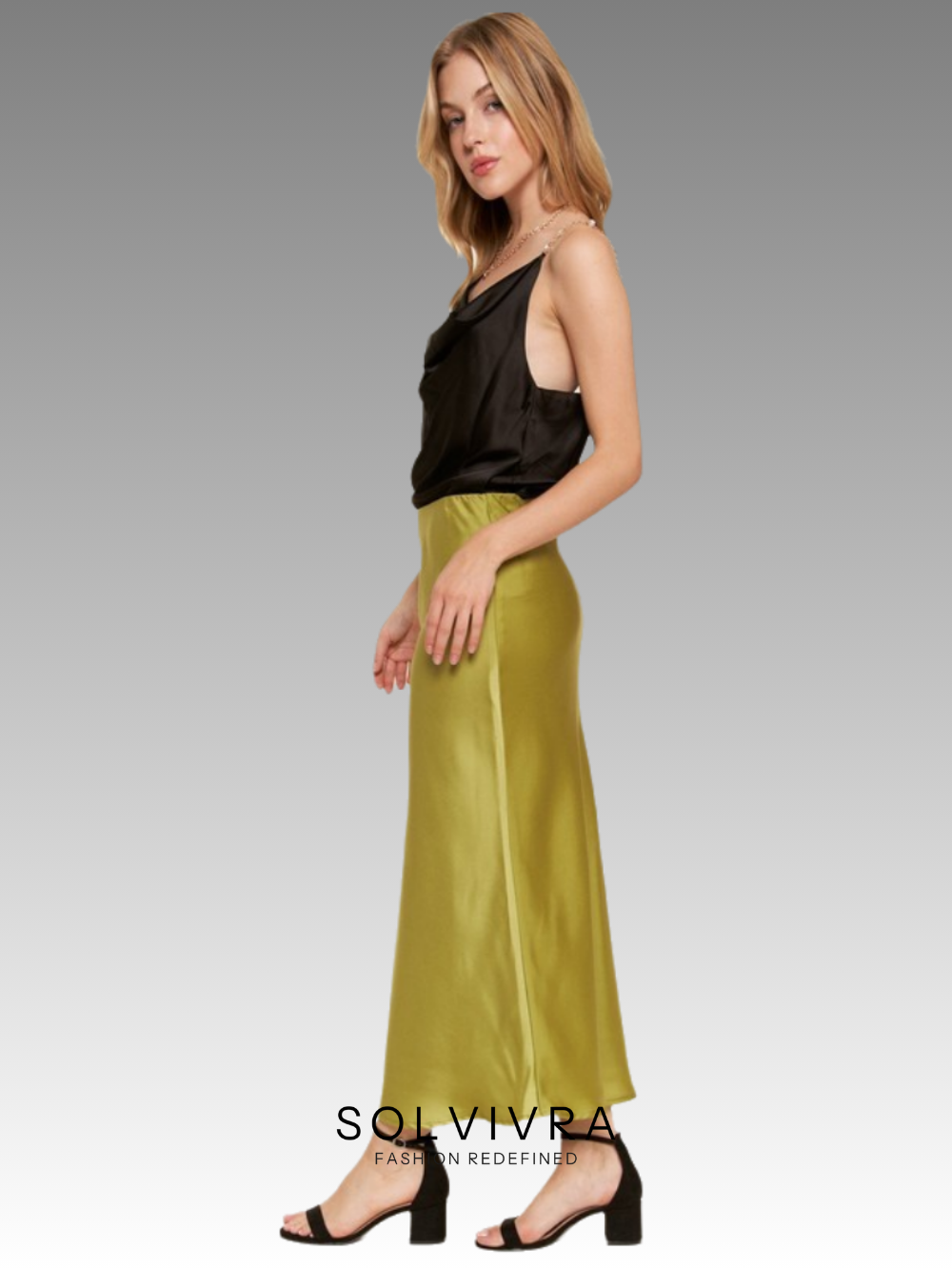 Solvivra Jade Sway Midi Skirt