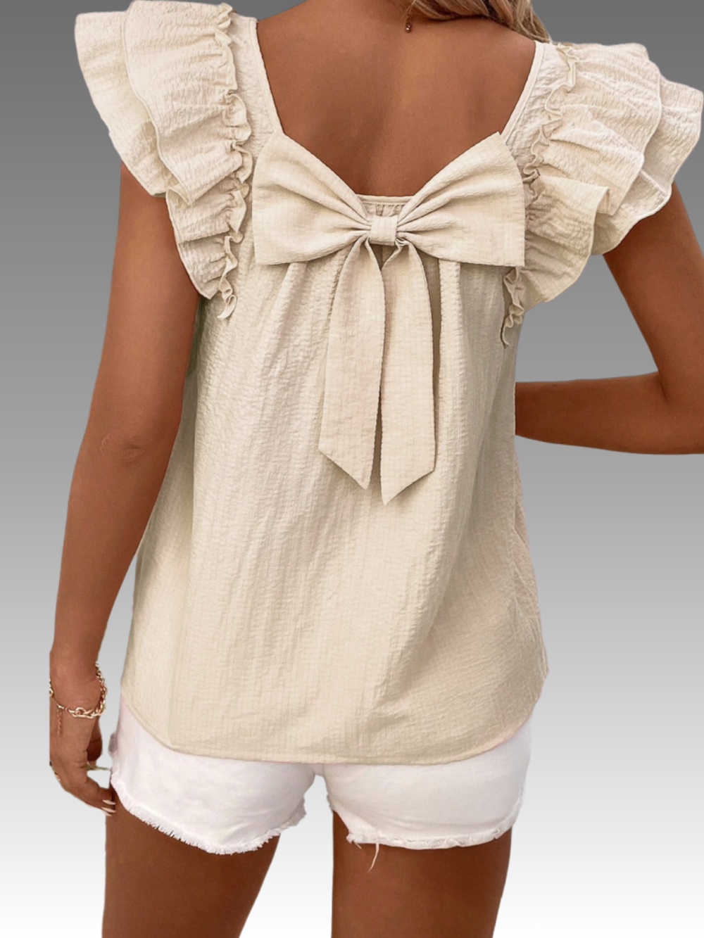 Solvivra Back Bow Beauty Top