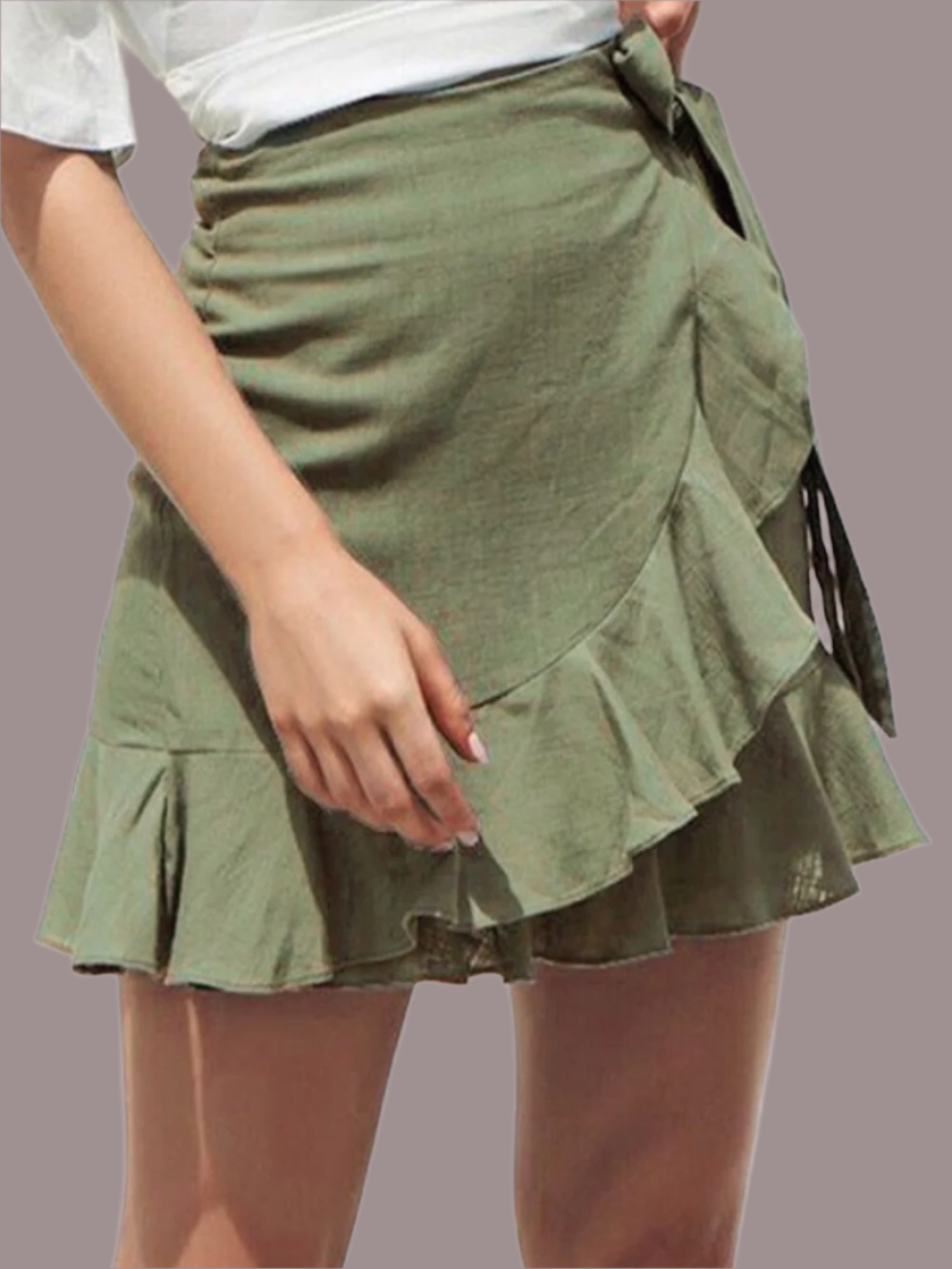 Solvivra Ruffle Rush Summer Skirt