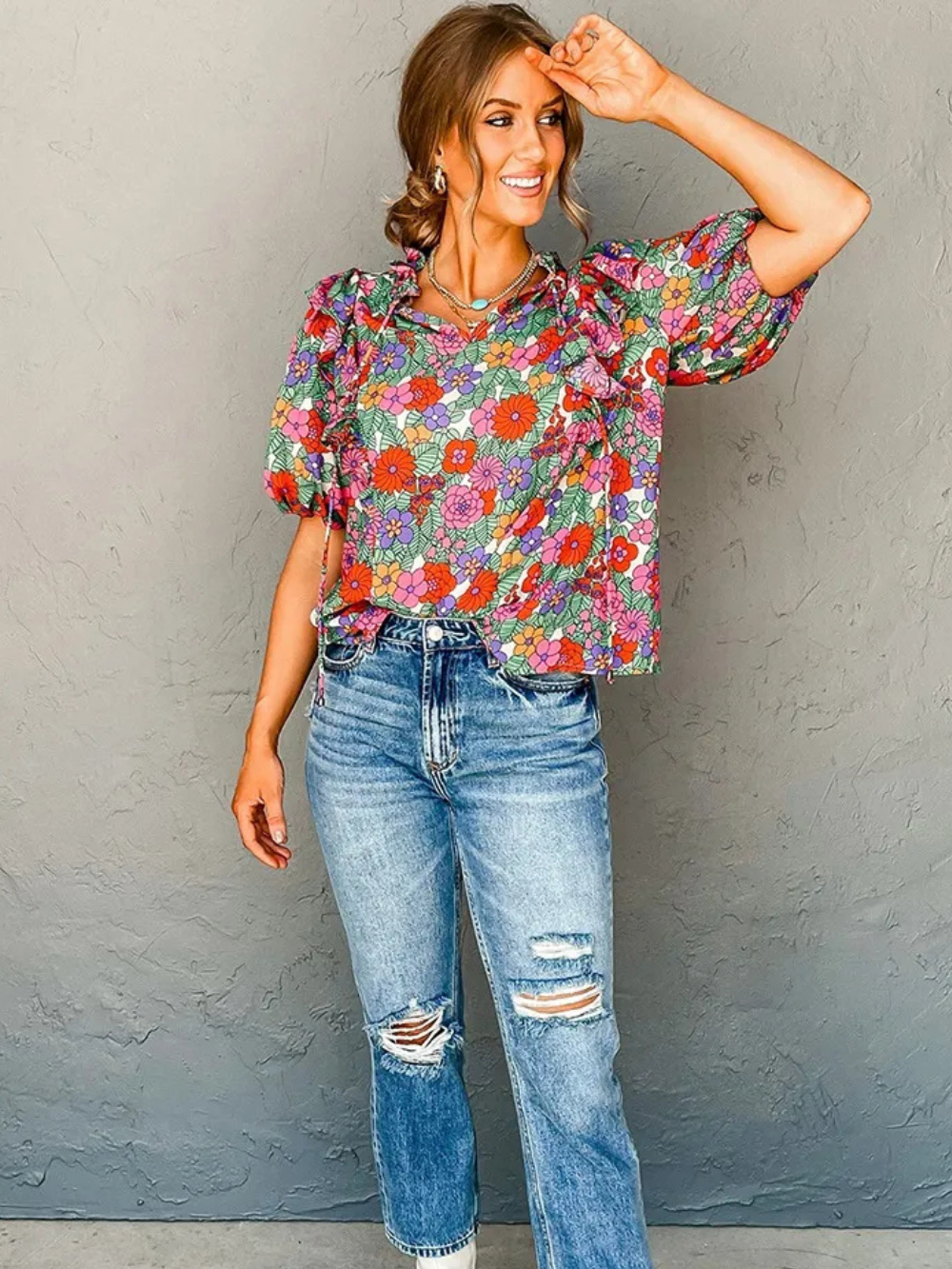 Solvivra Summer Bloom Top