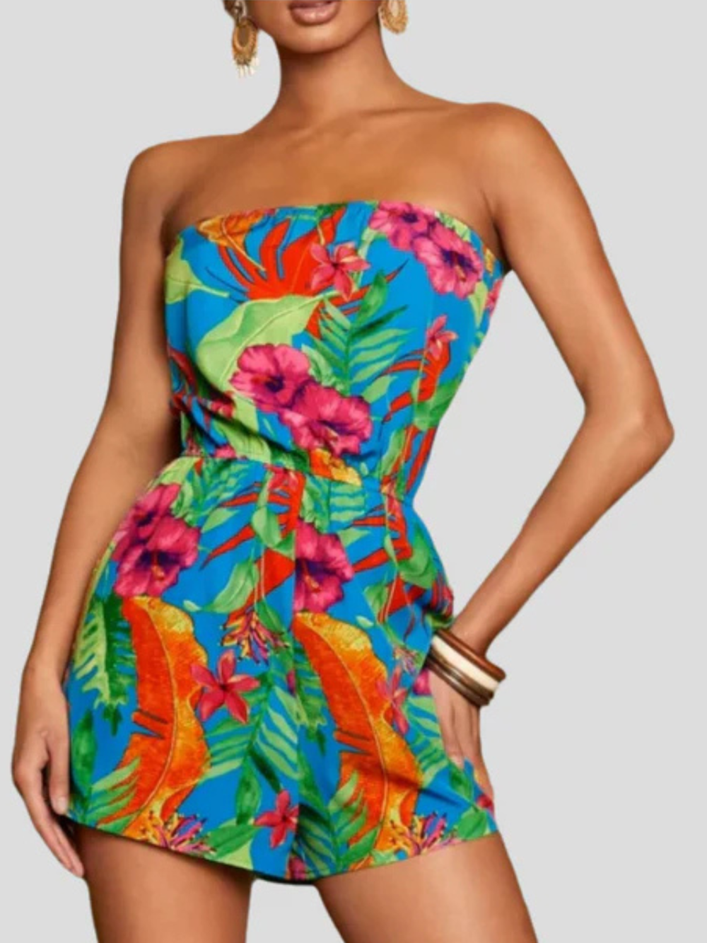 Solvivra Blume Strapless Romper Shorts