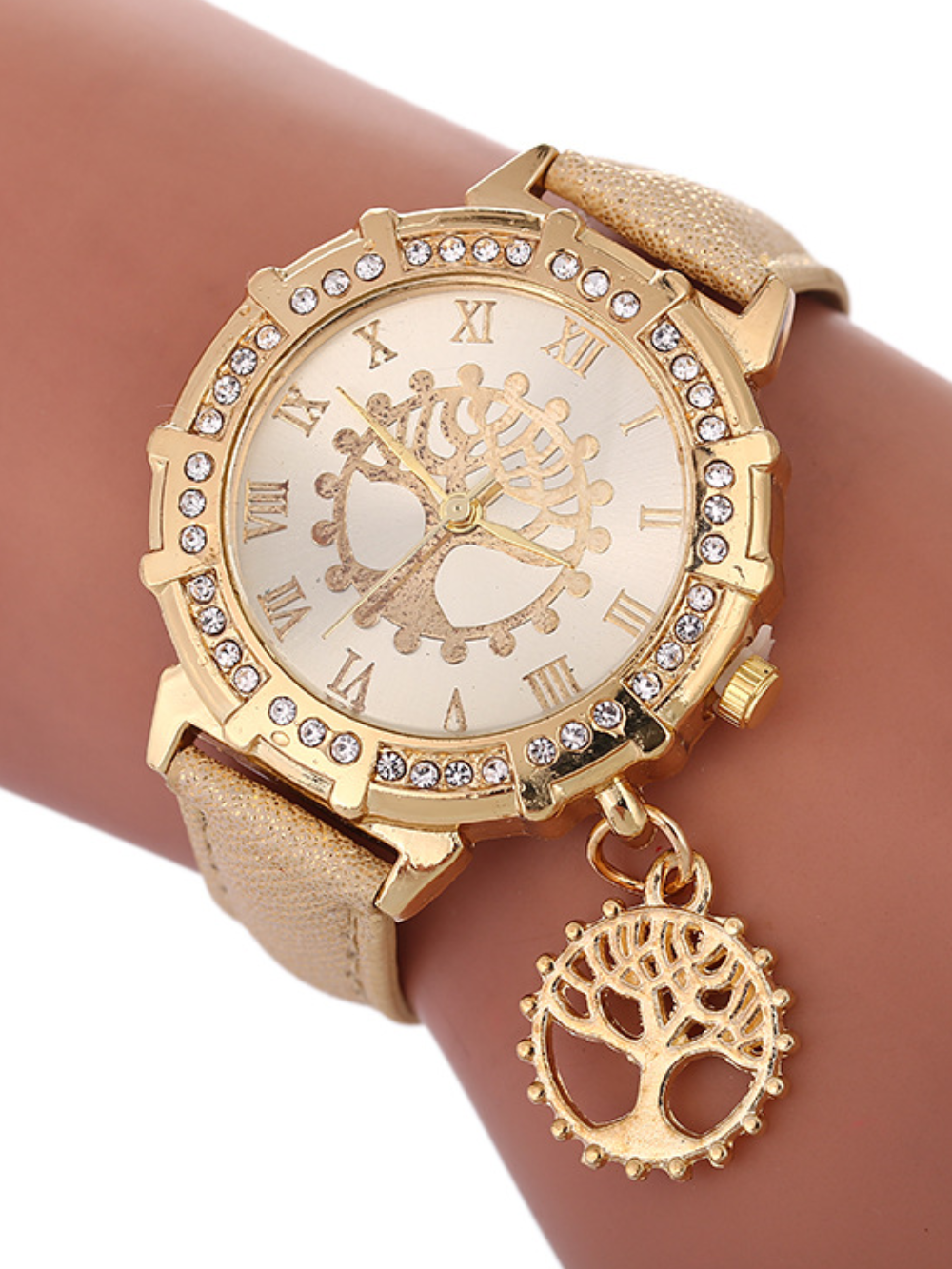 Solvivra Tree of Time Ladies Watch