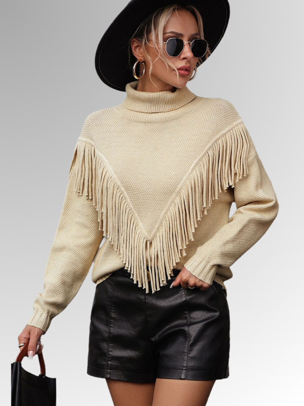 Solvivra Twist & Tassel Pullover