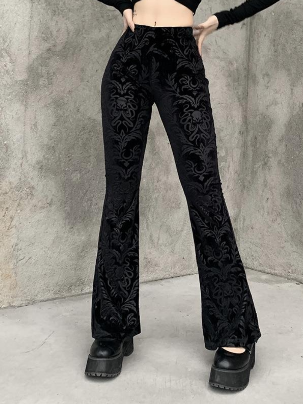 Solvivra Charcoal Chic Trousers