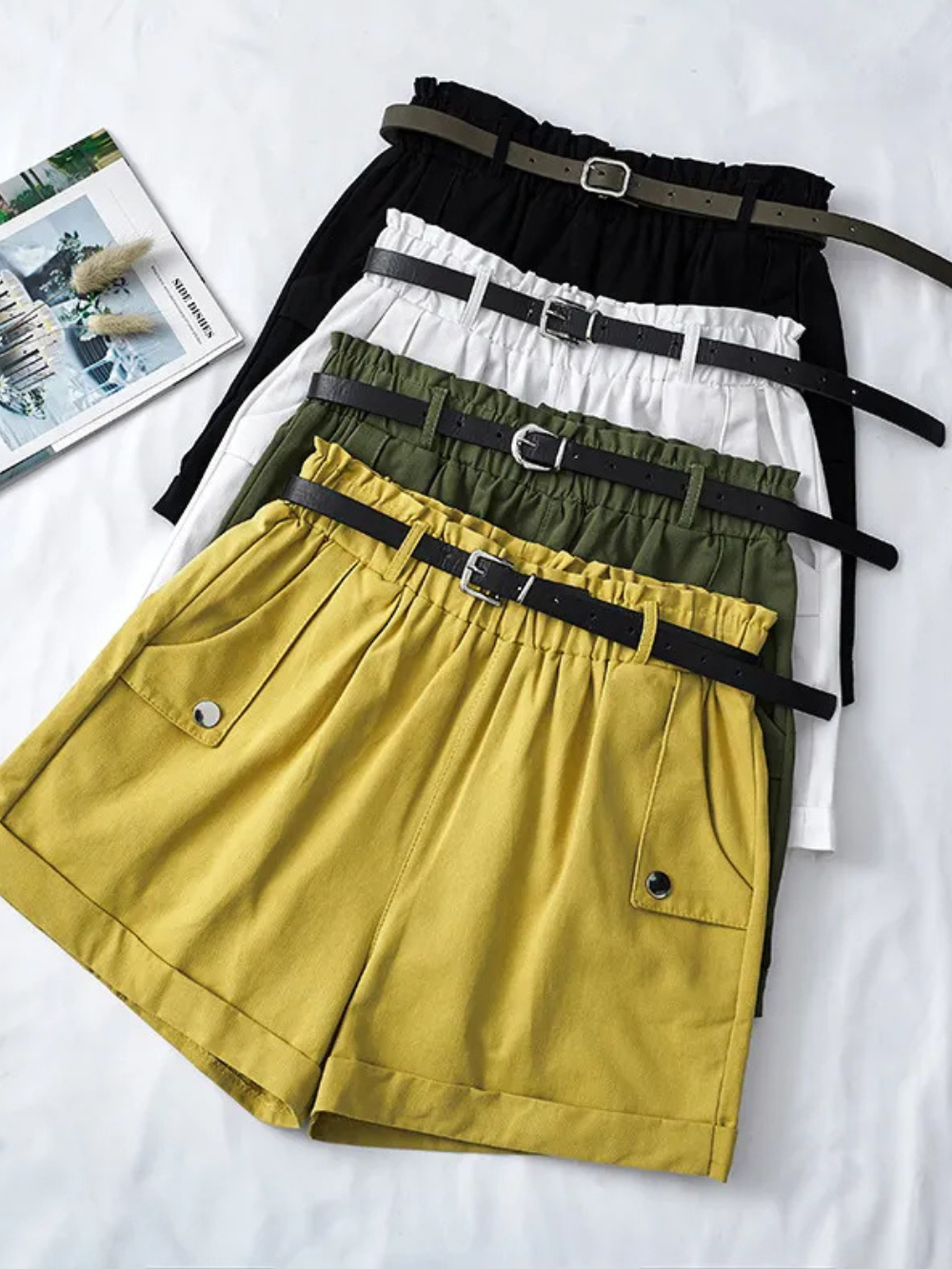 Solvivra Plicated High-Waist Trousers