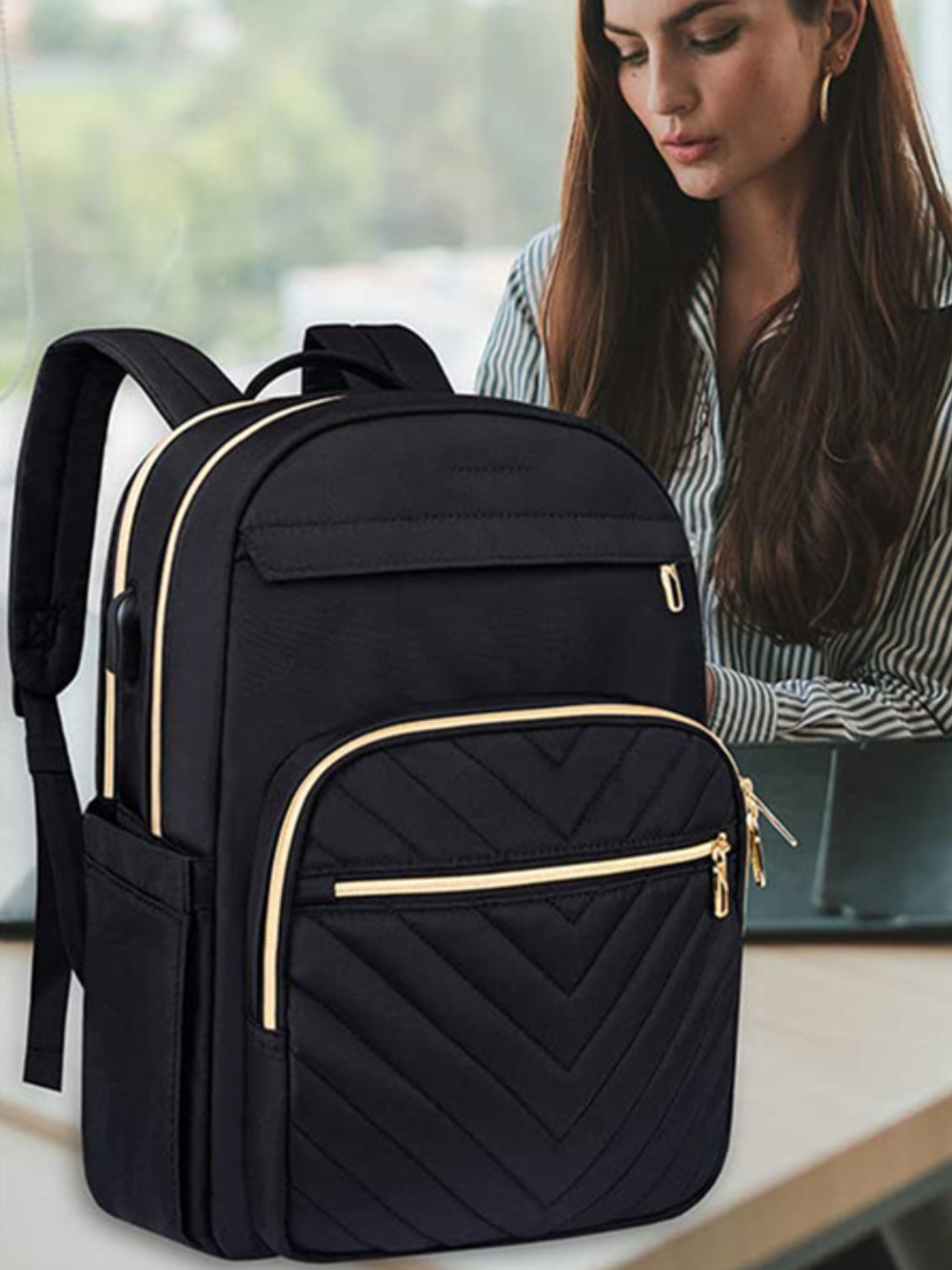Solvivra Cargo Chic Large Capacity Backpack
