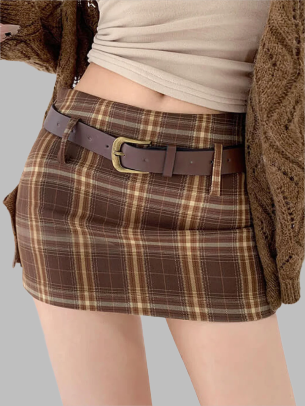 Solvivra Plaidform Retro Skirt