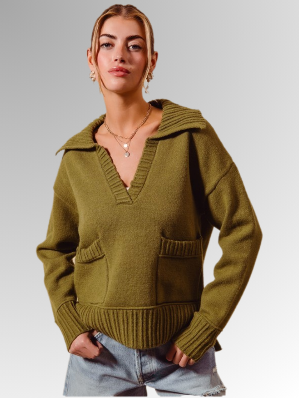 Solvivra Pocket Flap Pullover