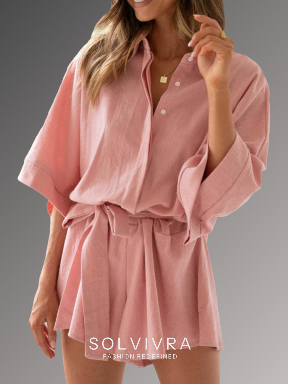 Solvivra Easy Authority Collared Romper