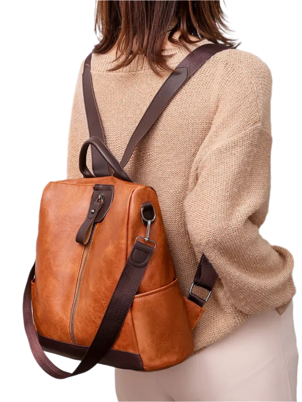 Solvivra Leather Lure Backpack