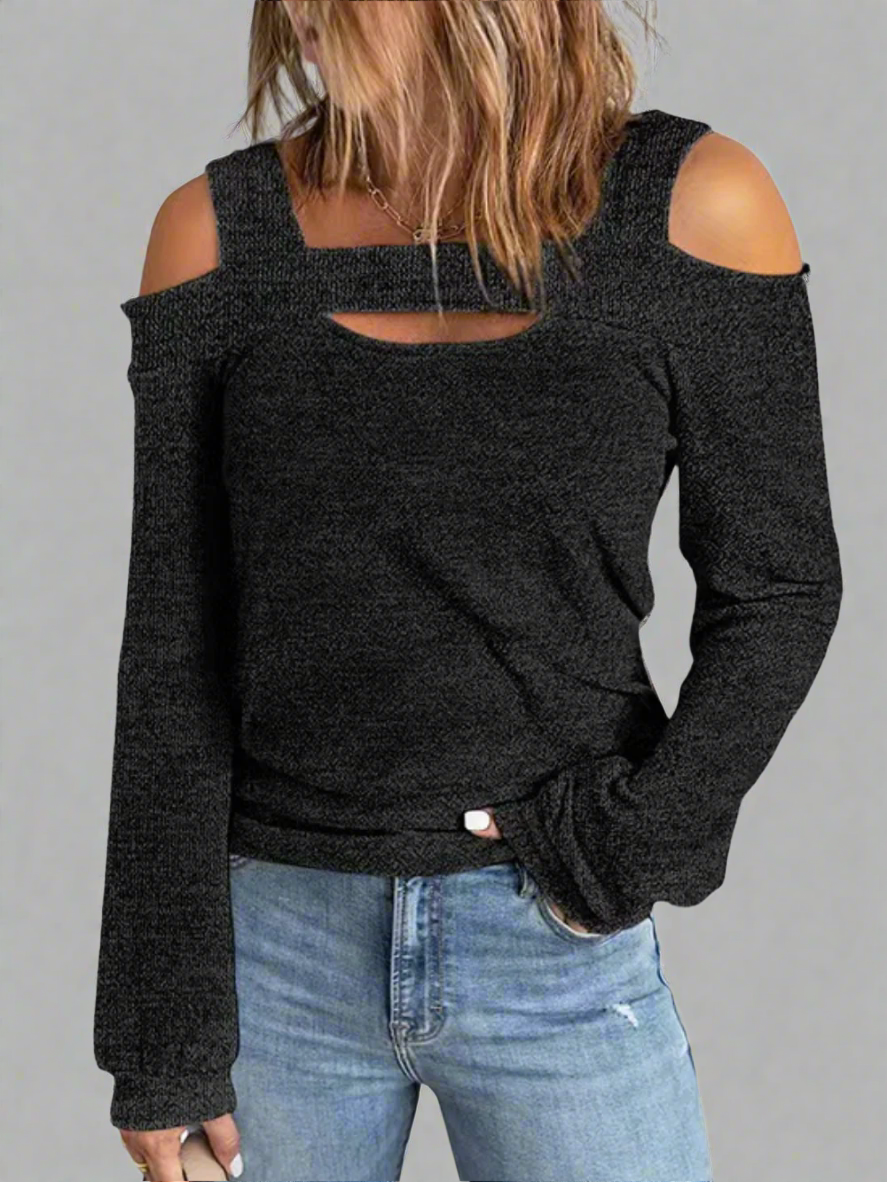 Solvivra Bare Mystique Cold Shoulder Top