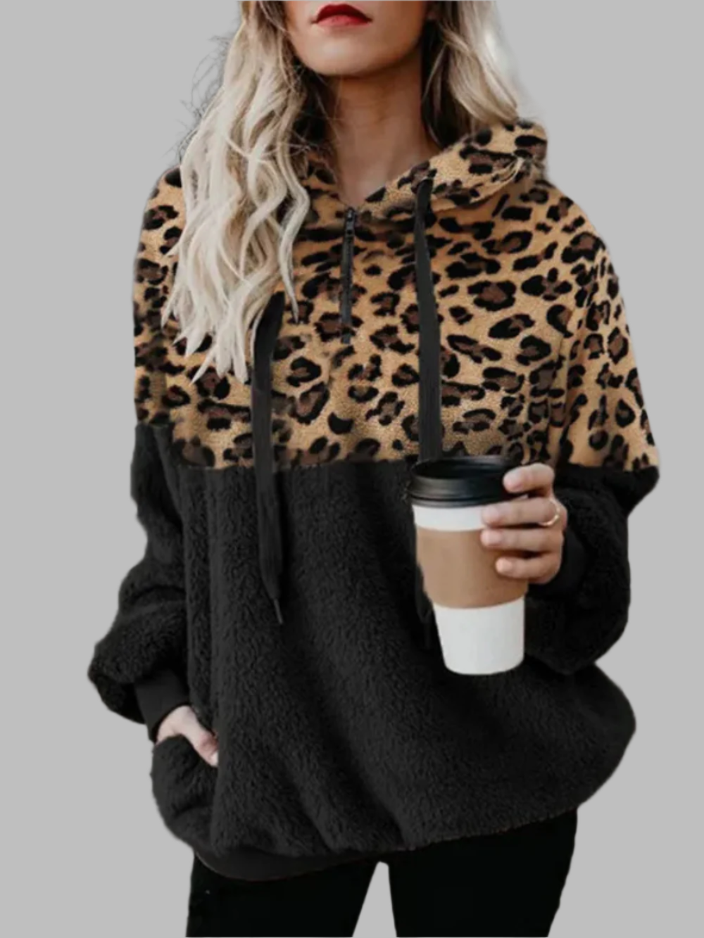 Solvivra Safari Velvet Plush Hoodie