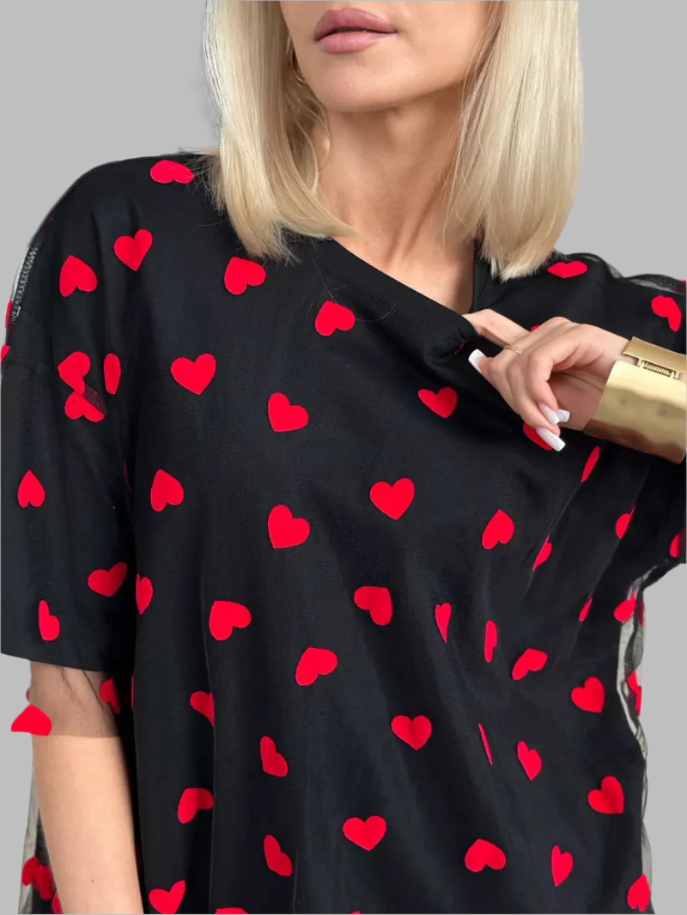 Solvivra Much Love Basic Loose Tee
