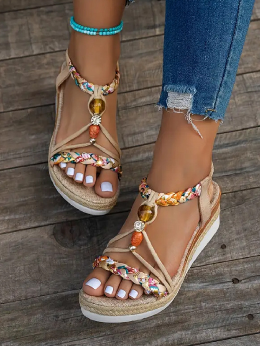 Solvivra Terra Tread Woven Sandals