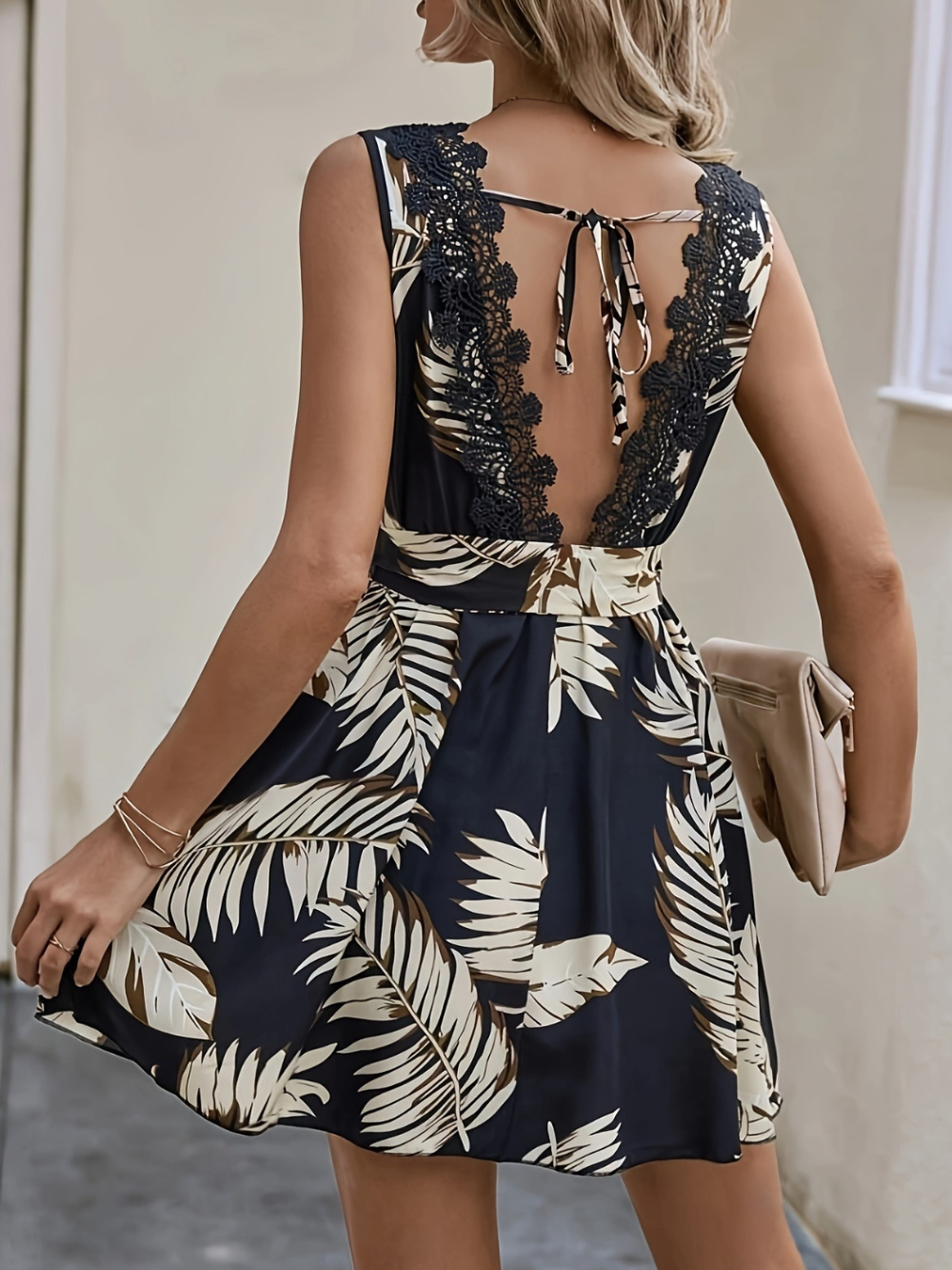 Solvivra Ferntastic Summer Mini Dress