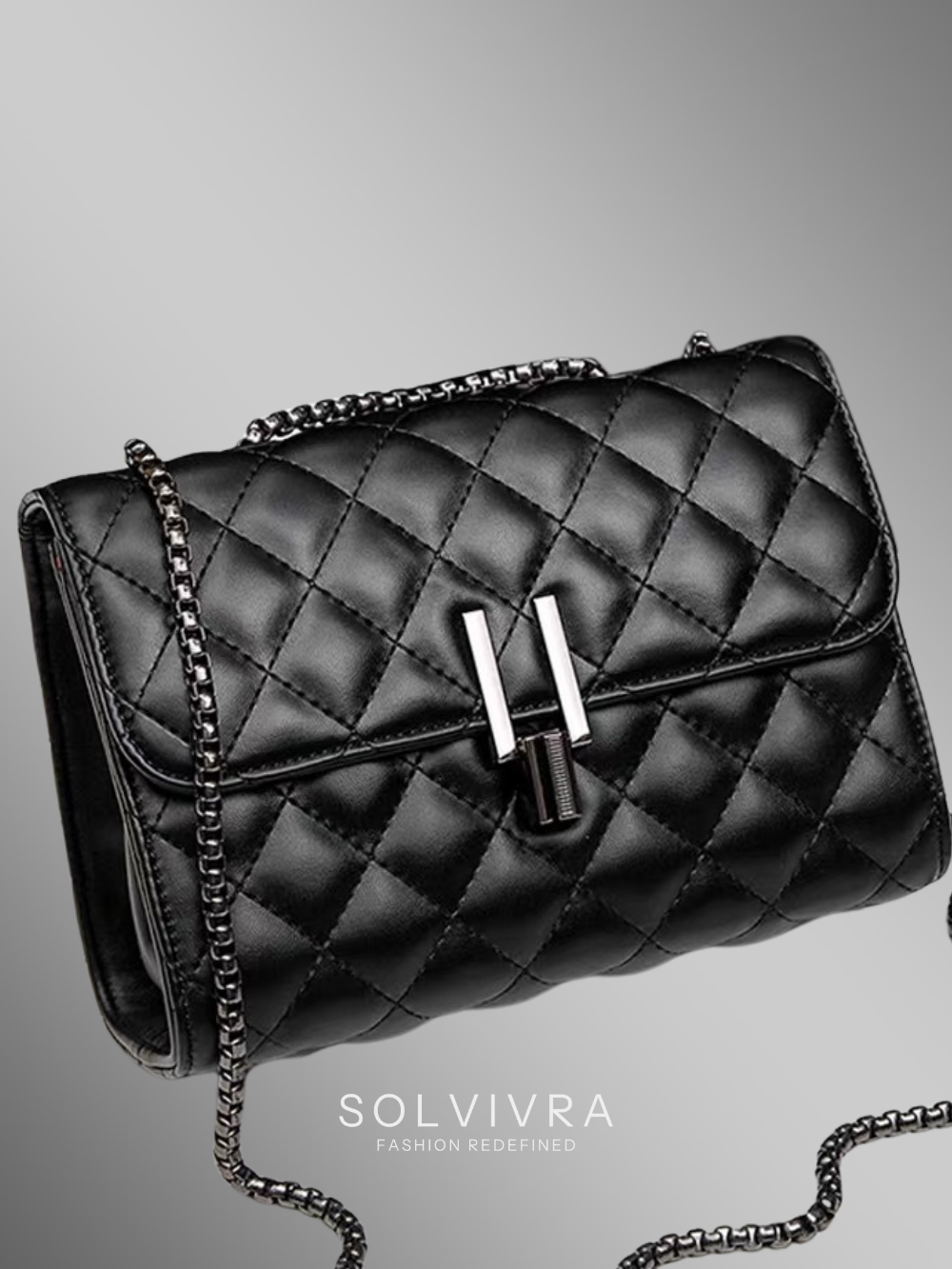 Solvivra ChainLuxe Diamond Messenger