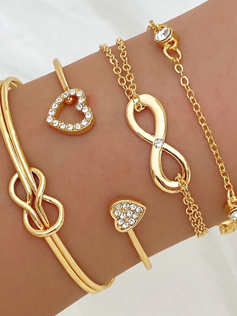 Solvivra Love Knot Bracelet Set