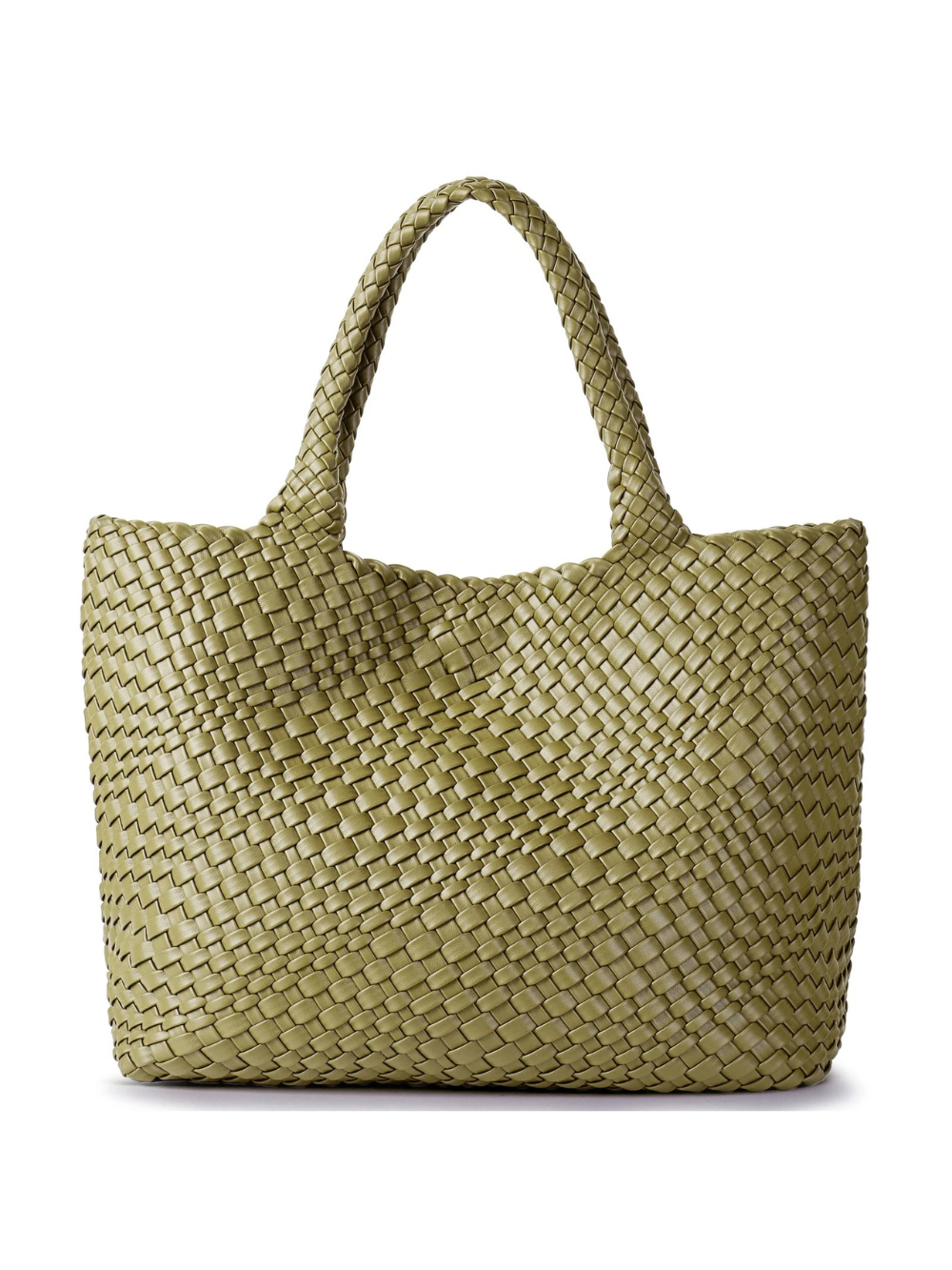 Solvivra Woven Vegan Leather Tote
