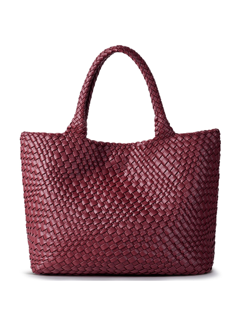 Solvivra Woven Vegan Leather Tote