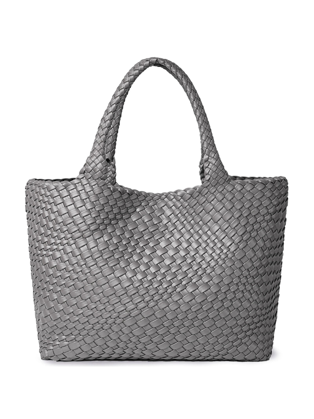 Solvivra Woven Vegan Leather Tote