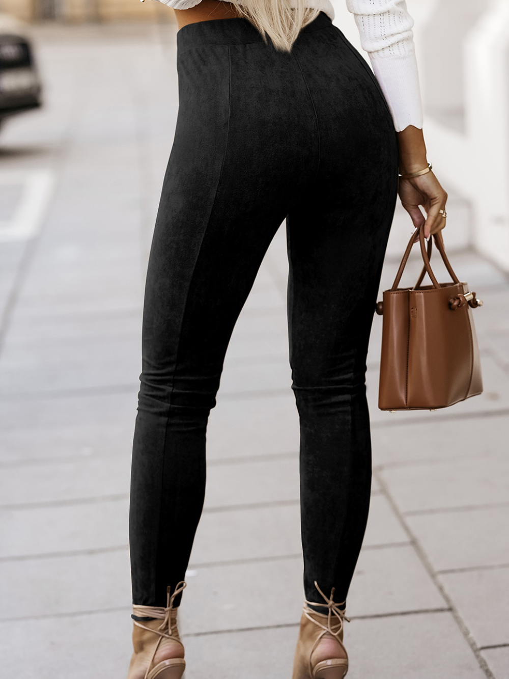 Solvivra Sleek Form High-Waist Skinny Leggings