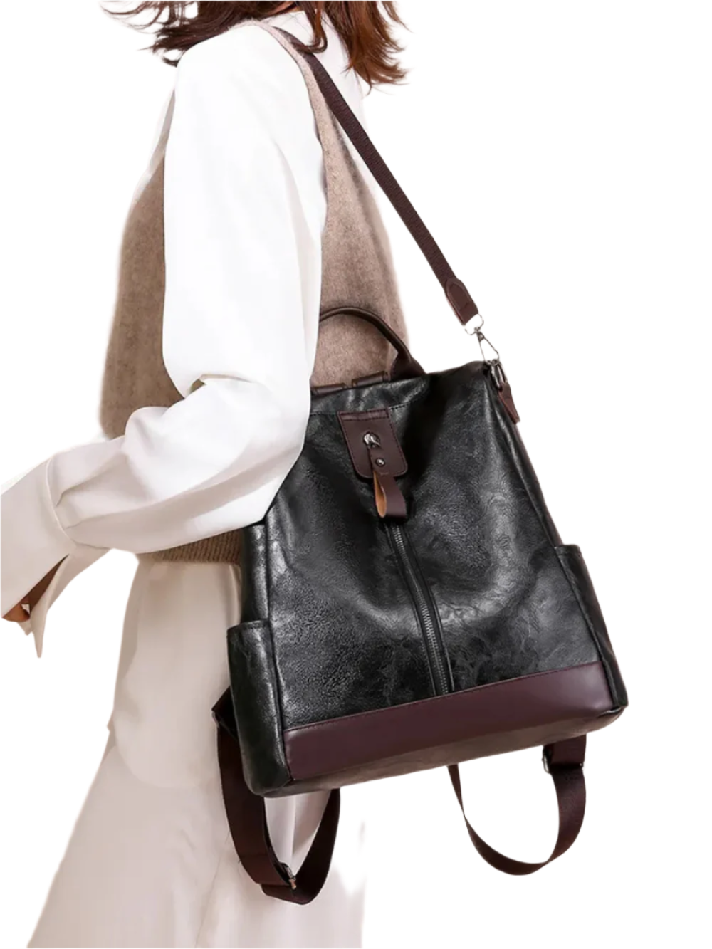 Solvivra Leather Lure Backpack