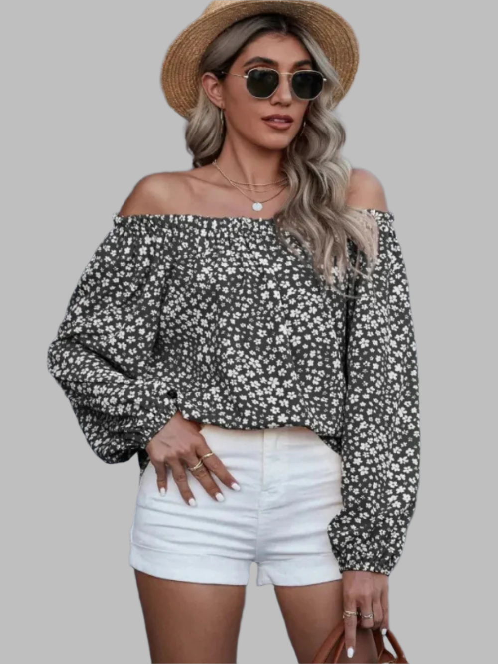 Solvivra Barely There Off-Shoulder Top