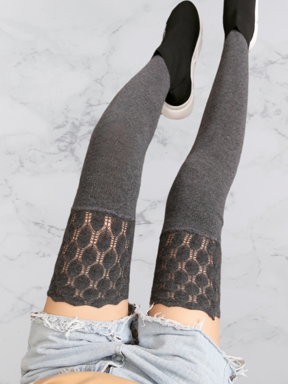 Solvivra Lace Envy Knee High Socks