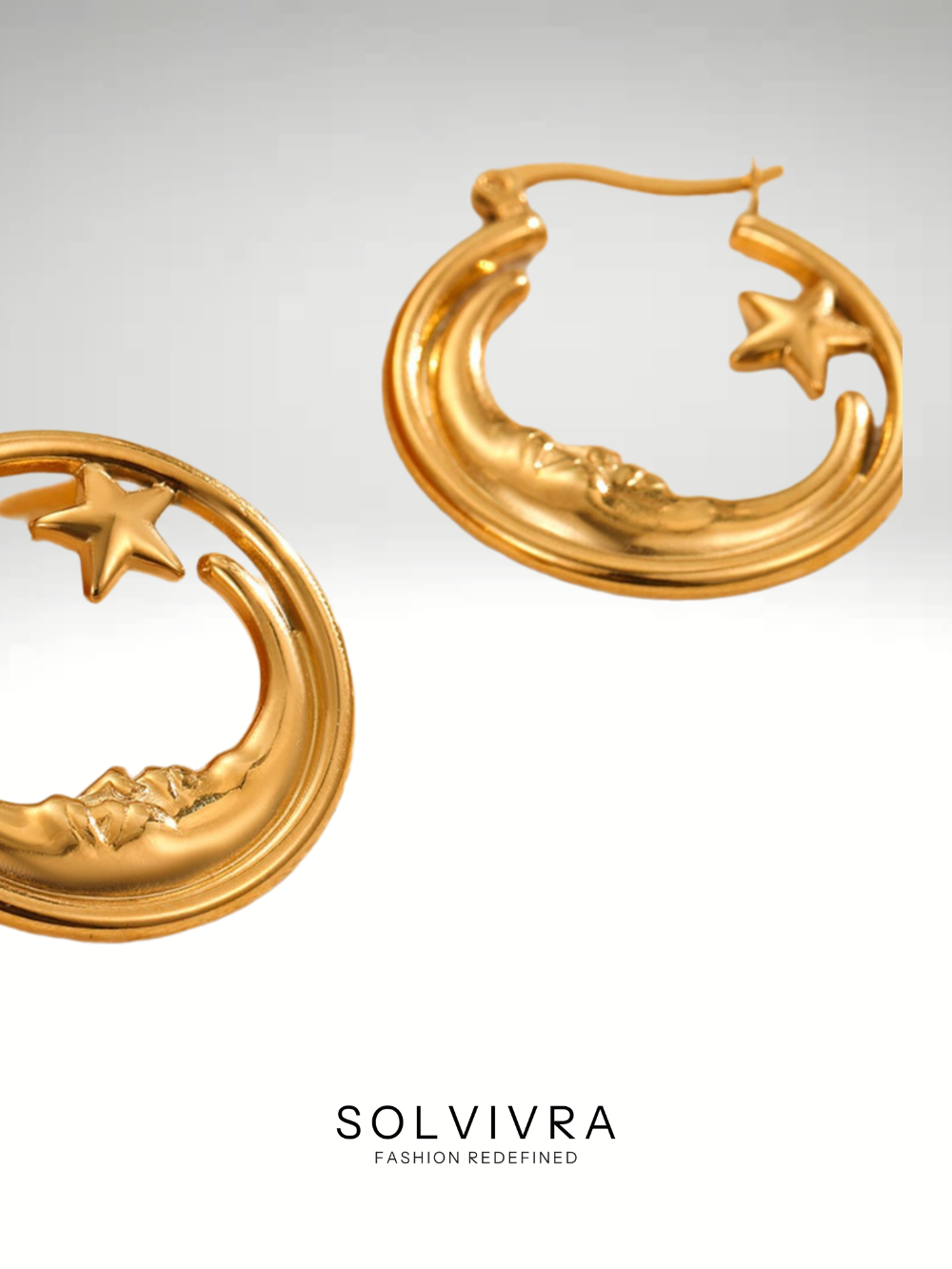 Solvivra Starstruck Hoop Earrings