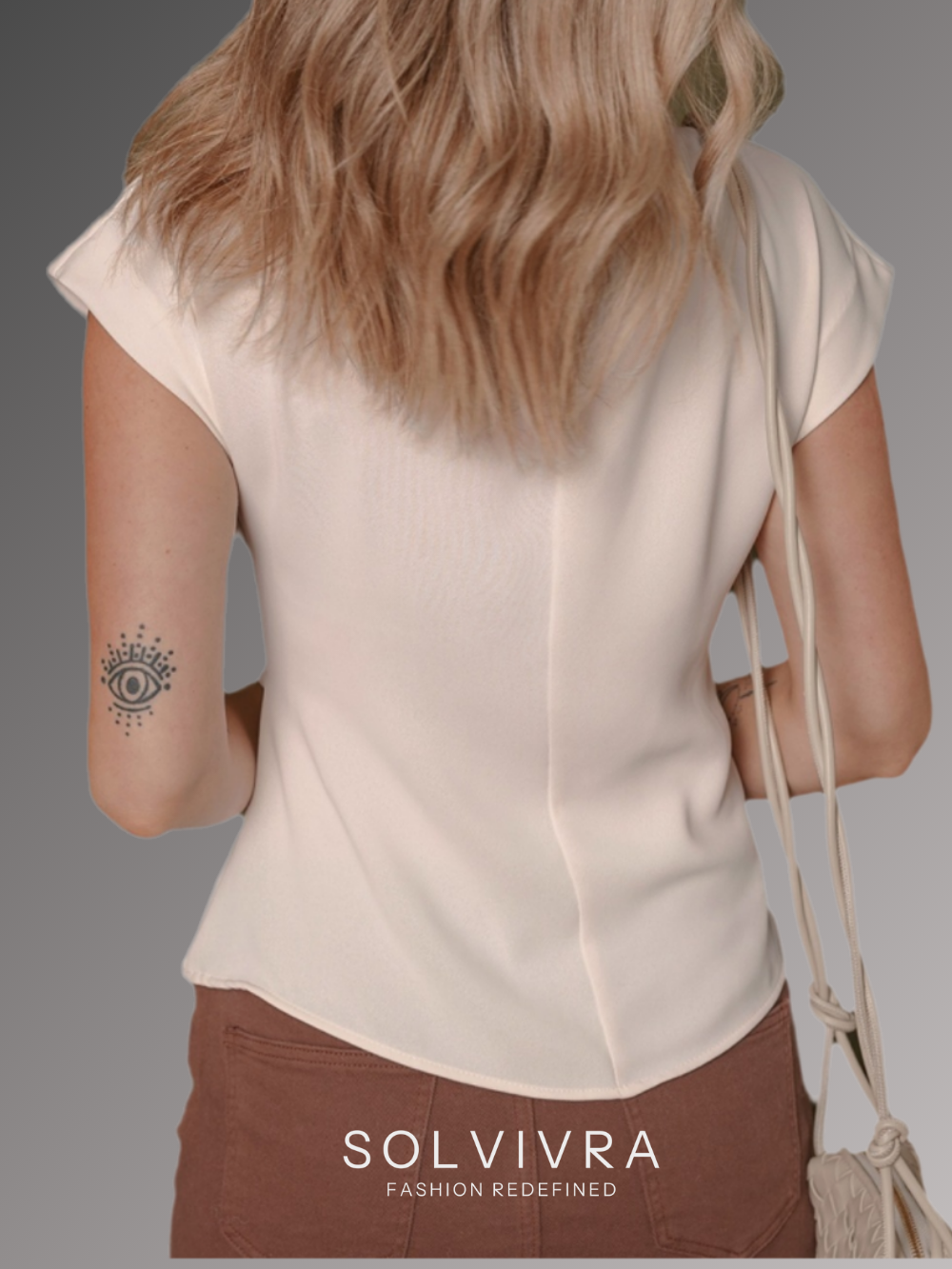 Solvivra Starlit Edge Surplice Top