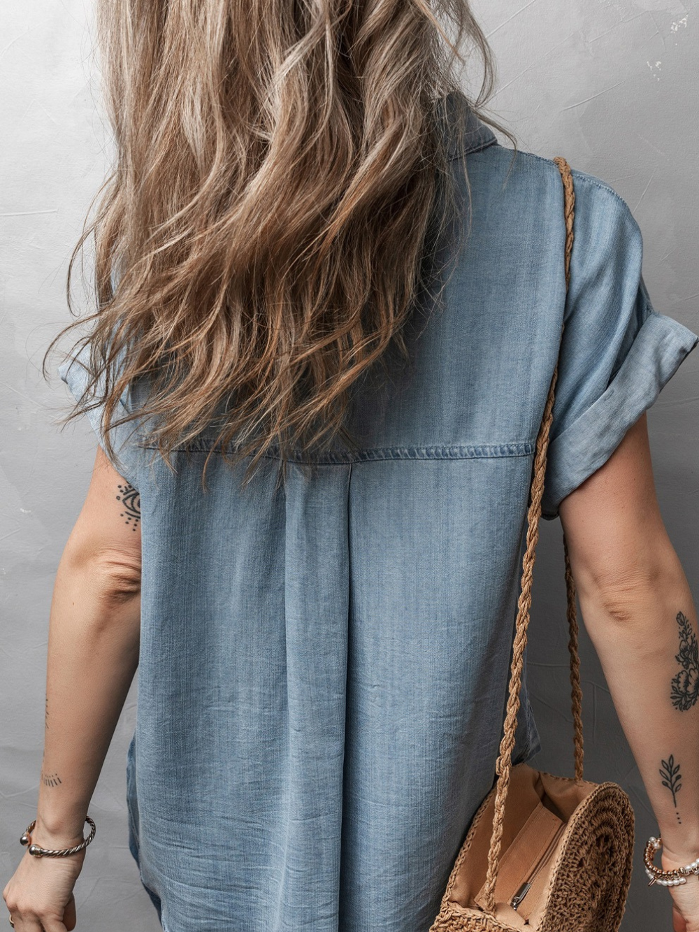 Solvivra The Blue Hour Denim Blouse