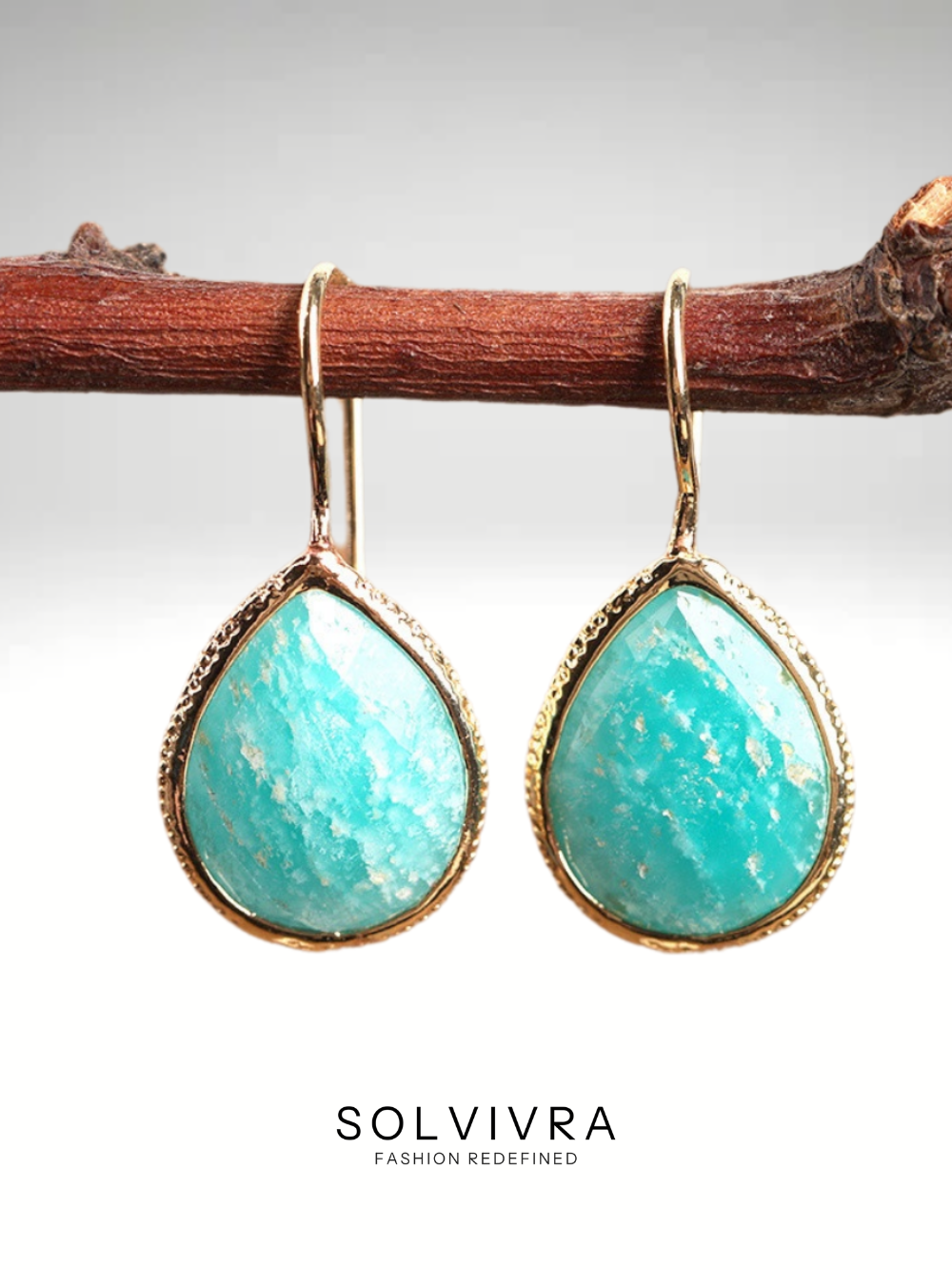 Solvivra Crystal Rainfall Drop Earrings
