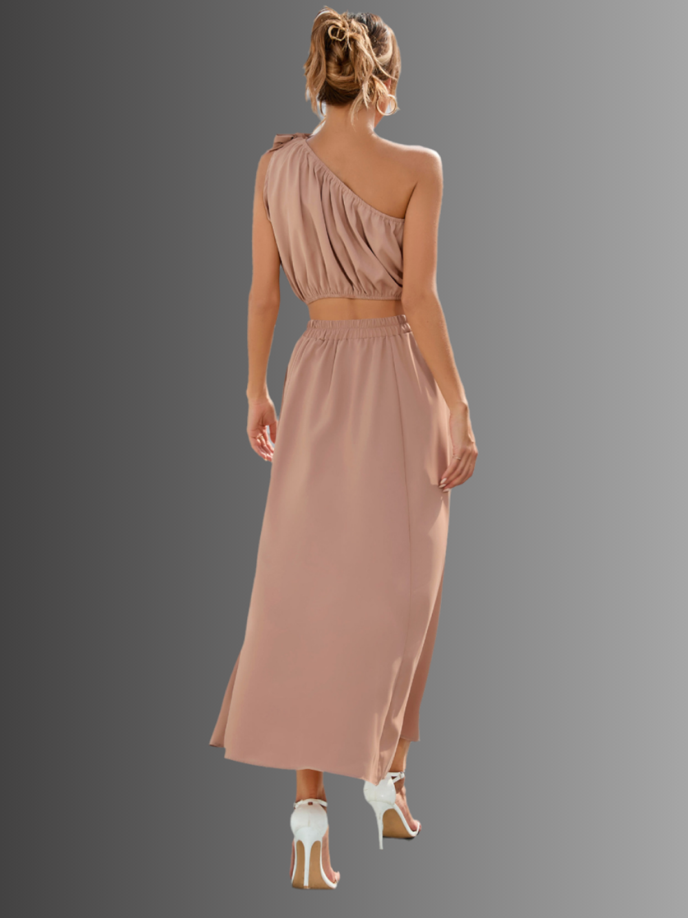 Solvivra Cut to Impress Top and Skirt Set