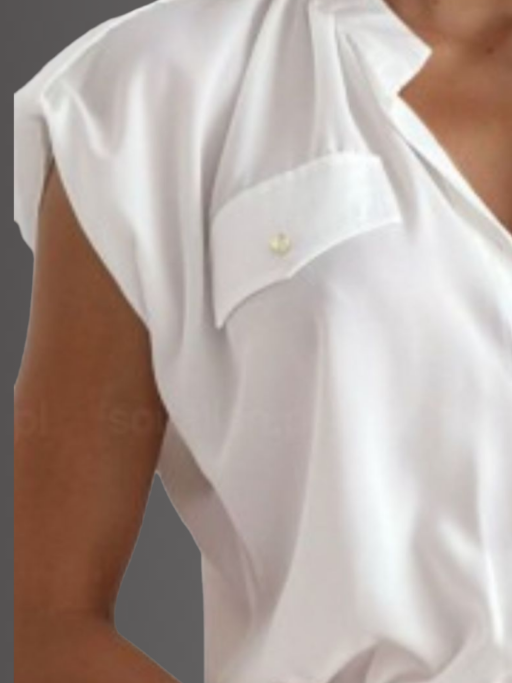 Solvivra Cotton Charm Button Down Top