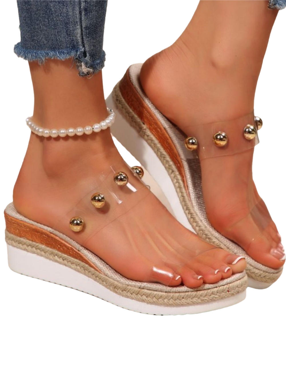 Solvivra Iridesse Pearl Wedges