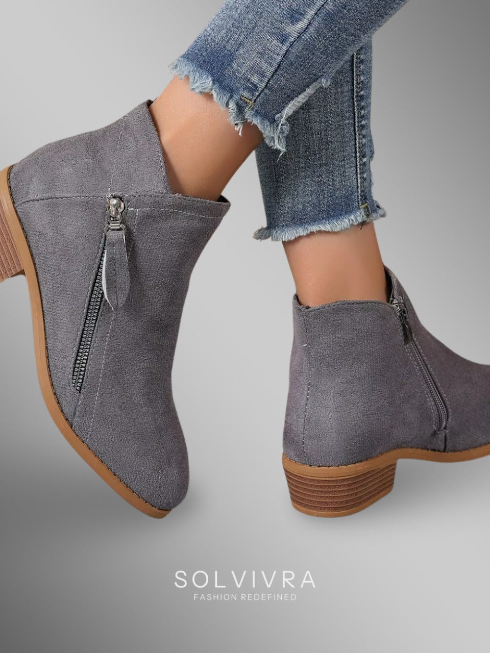 Solvivra Stomp in Style Ankle Boots