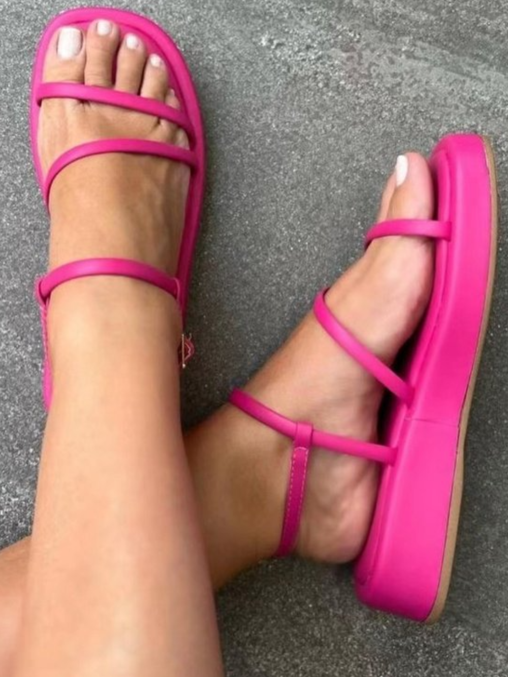 Solvivra Sky Stride Platform Sandals