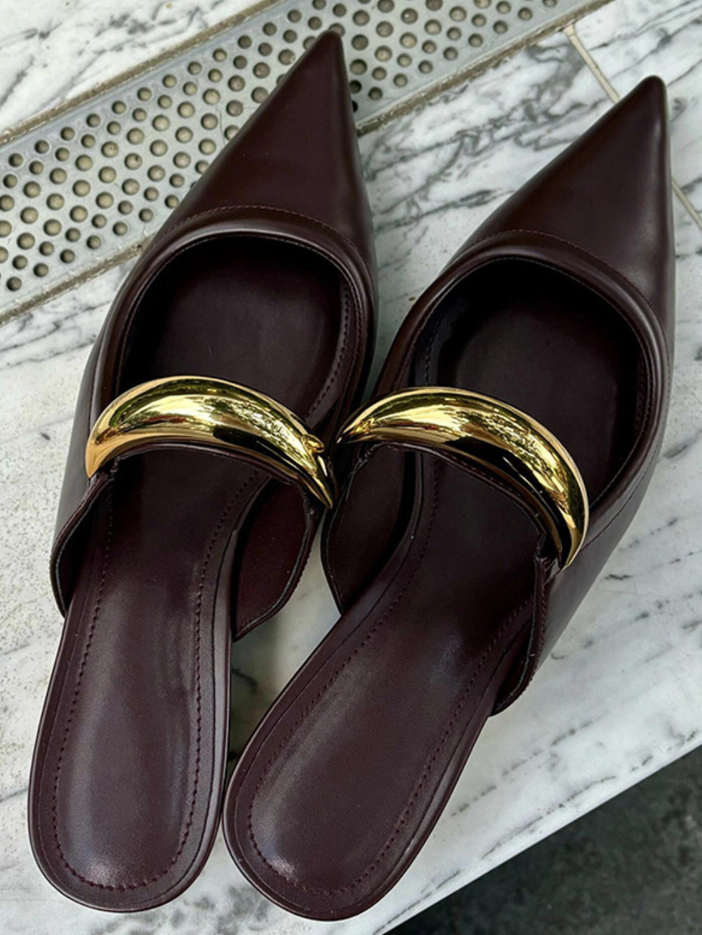 Solvivra Sleek Stride Ferrule Mules