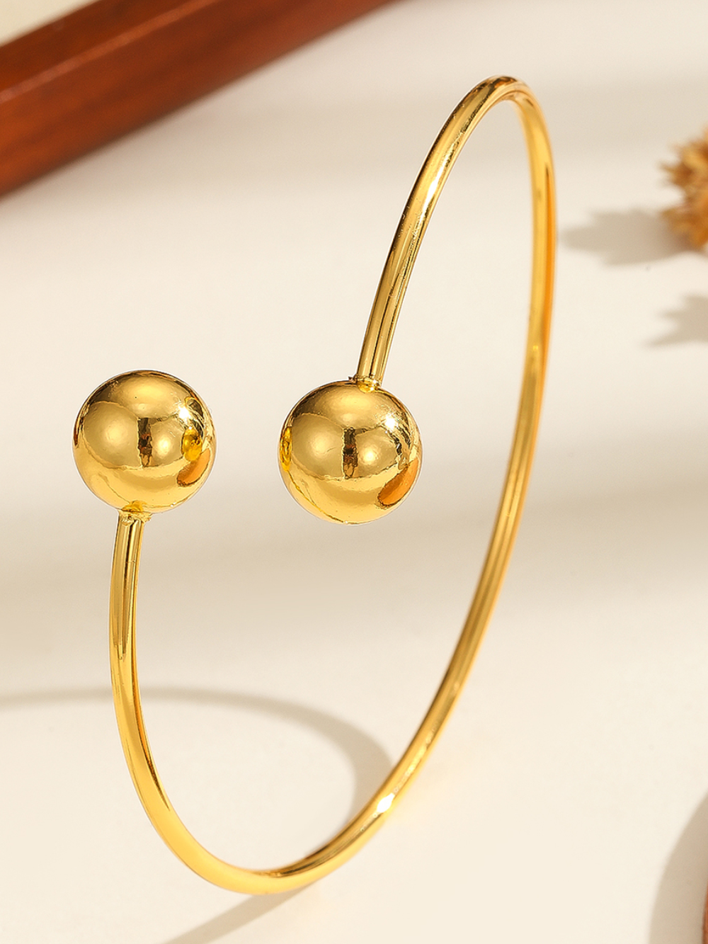 Solvivra Twin Glow Open Charm Bracelet